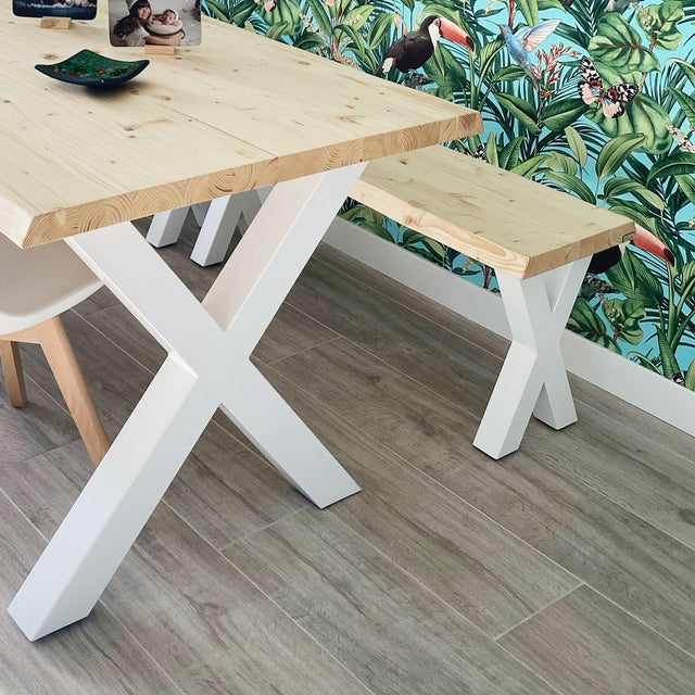 Banco Iroke de canto Irregular