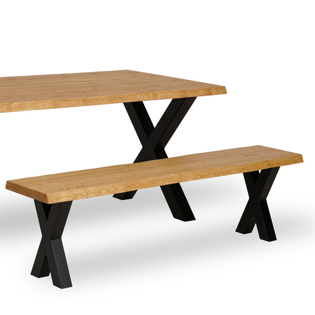 Banco Iroke de canto Irregular