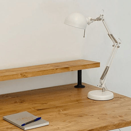 Jalo Straight edge desk with shelf