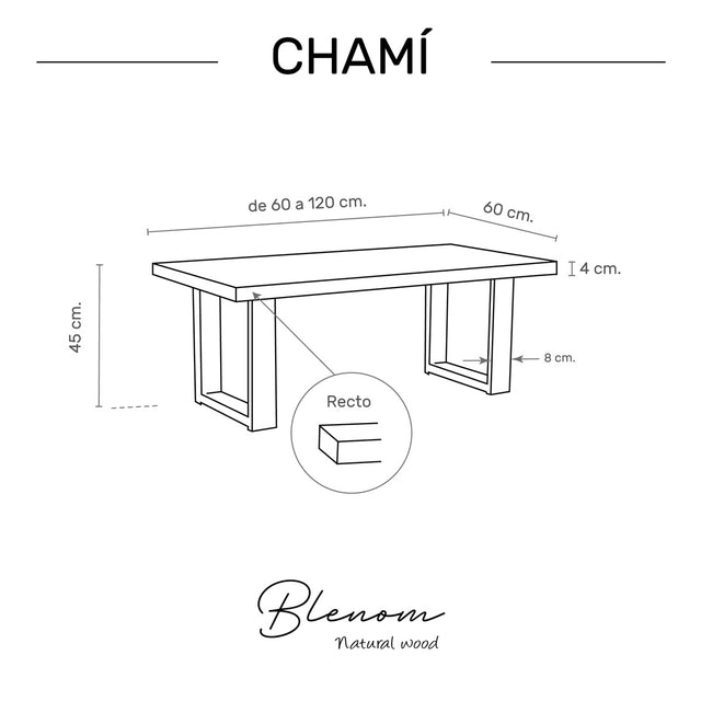 Chamí Straight Edge Table