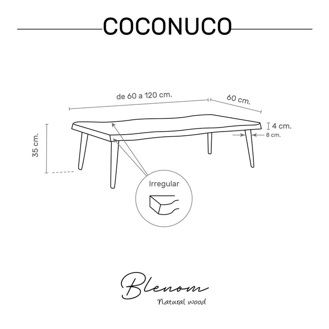 Coconuco Irregular edge table