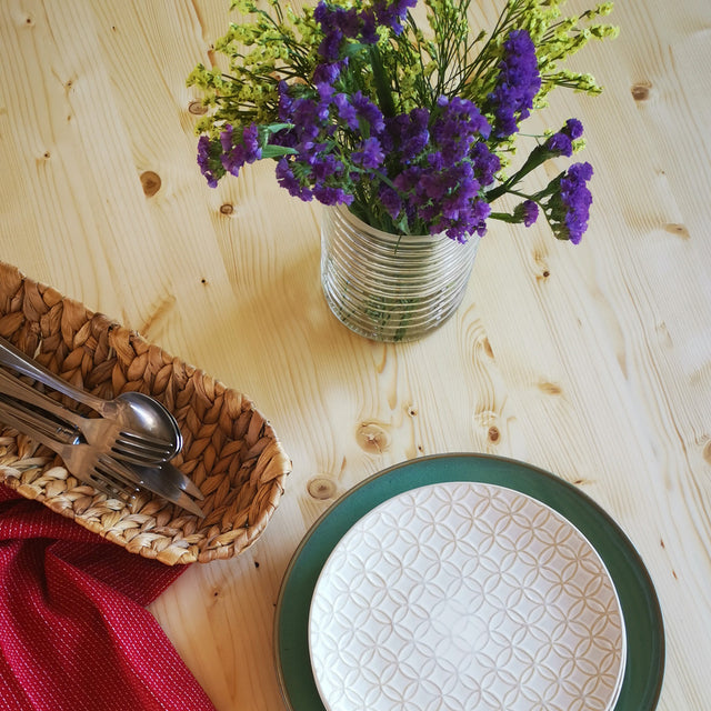 Mesa Tule de canto Recto