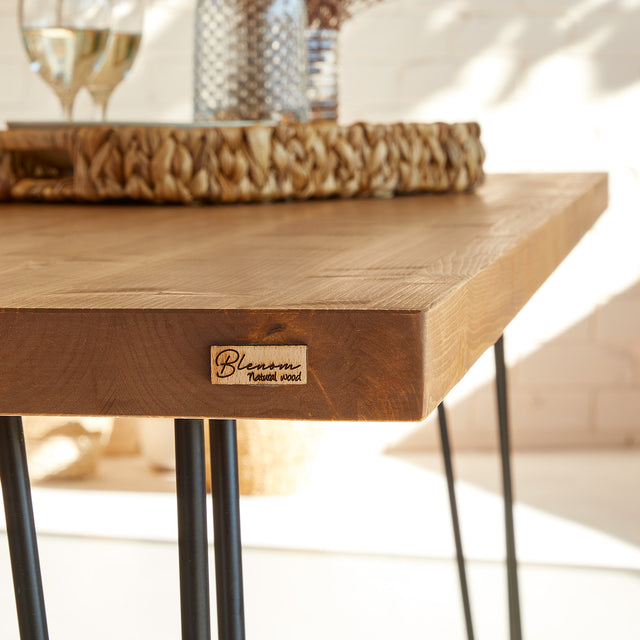 Mesa Tule de canto Recto