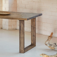 Mesa Uitoto de canto Recto