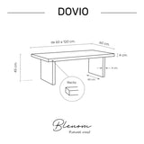 Table Dovio de Canto Straight