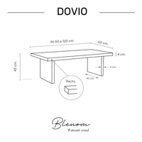 Table Dovio de Canto Straight