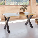 Beveled edge Maku table
