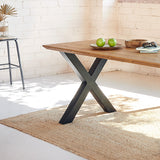 Beveled edge Maku table