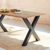 Beveled edge Maku table