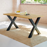 Beveled edge Maku table