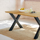Beveled edge Maku table