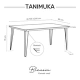 Biseau de table tanimuka