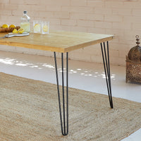 Mesa Tule de canto Recto