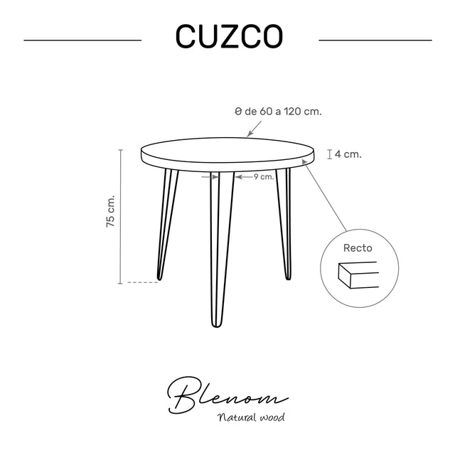 Mesa Cuzco Redonda